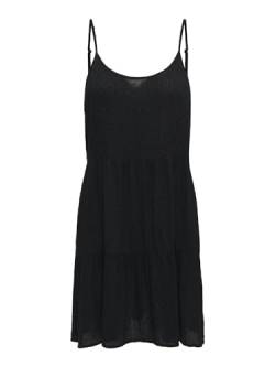 JDY Damen Kleid JDYLIMA Life S/L Singlet Dress WVN Dia (DE/NL/SE/PL, Alphanumerisch, M, Regular, Regular, Black) von JACQUELINE de YONG