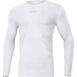 JAKO Longsleeve Comfort 2.0, Größe:XL, Farbe:weiß von JAKO