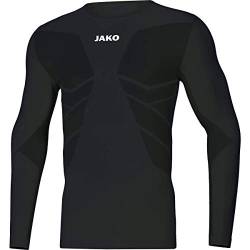 JAKO Longsleeve Comfort 2.0, Größe:XXS, Farbe:schwarz von JAKO