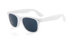 JBINNGROUSE Sonnenbrille für Herren und Damen, Retro-Sonnenbrille, Retro-Trend, einfache Sonnenbrille, Straßenfotografie, Sonnenbrille, weiß von JBINNGROUSE