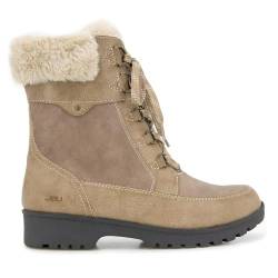 JBU Damen B4ant54 Modischer Schnürschuh, bequem, lässig, mittelhoch, Taupe, 39 EU von JBU