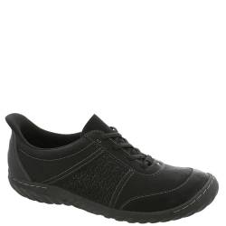 JBU Damen Veronica Touchless Bequemer, lässiger Slip-On-Schuh, Schwarz/Dunkelgrau, 39 EU von JBU