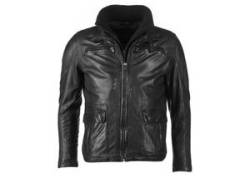 Lederjacke JCC "40785" Gr. 50, schwarz (black) Herren Jacken von JCC