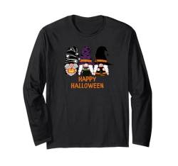 Fröhliche Halloween-Hexenzwerge Langarmshirt von JCK Halloween Time