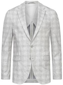 JEFF Herren JFLeo Sakko mit Stretch | Klassische Anzugjacke Herrenjackett Grey Check 50 von JEFF