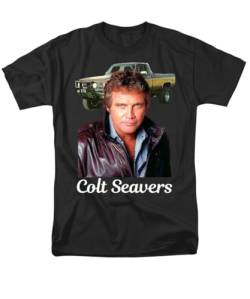 End T-shirt Colt Seavers Lee Majors The Fall Guy Adult Size S-4XL BlackXXX-Large von JELU