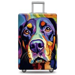 JENWLL Custom Dog Luggage Cover for Suitcase, Entlebucher Mountain Dog Dog Suitcase Cover Protector, Style 1, Entlebucher Sennenhund 1, L ( Fits 25"-28" Luggage ), modisch von JENWLL