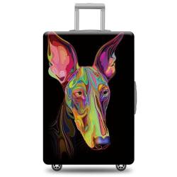 JENWLL Custom Dog Luggage Cover for Suitcase, Pharaoh Hound Dog Suitcase Cover Protector, Style 1, Pharaoh Hound 1, M£¨ Fits 22"-24" Luggage ), modisch von JENWLL