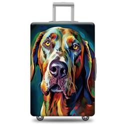 JENWLL Custom Dog Luggage Cover for Suitcase, Plott Hound Dog Suitcase Cover Protector, Style 1, Plott Hound 1, M£¨ Fits 22"-24" Luggage ), modisch von JENWLL