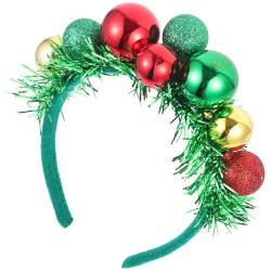 JEWEDECO Weihnachtsstirnband Urlaub Stirnbänder Weihnachtsgeschenk-stirnband Weihnachtskostüm Stirnbänder Feiertagsparty-accessoire Rentier Kostüm Weihnachten Urlaub Bogen Stoff von JEWEDECO