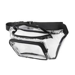 JEWEDECO wasserdichte Transparente Fitness Umhängetasche 1 Stück Hüfttasche Für Outdoor Sportarten Sporttasche Für Joggen Und Wandern von JEWEDECO