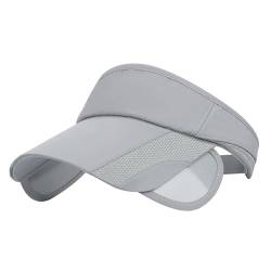 JIAHG Damen Sonnenhut mit großer Krempe Faltbar Sun Visor Cap Hüte Frauen Sommer Strohhut Sonnenblende Sonnenschild Sport Strand Hut Sommerhut für Strand Golf von JIAHG