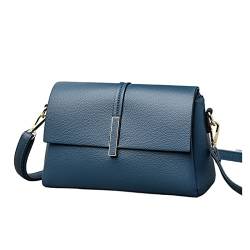 Luxus-Tasche, modische Damen-Umhängetasche, Leder-Handtasche, hochwertige Leder-Umhängetasche for Damen(Blue) von JOJOJ