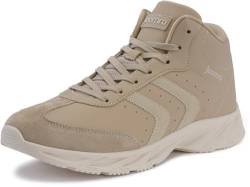 Joomra Stilvolle High-Top-Schuhe für Herren, Retro-inspirierte Sneaker, bequeme Knöchelstütze, X66 | Khaki, 39.5 EU von JOOMRA