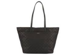 Shopper JOOP "Nylon Cornflower Helena Lhz1" Gr. B/H/T: 31 cm x 30 cm x 15 cm, schwarz (black) Damen Taschen von JOOP!