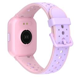 JOYELE Sportliches Silikon-Ersatzarmband für H79 Smartwatch, 14 cm -23 cm, Kunststoff Sport Uhrenarmband, Kompatible Uhr für Jungen und Mädchen, H79 Uhr, Ersatz Sportarmband, Kinderuhr (Lila) von JOYELE