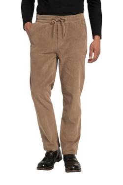 JP 1880 Herren große Größen Übergrößen Menswear L-8XL Cordhose, Modern Fit, Elastikbund hell Khaki 4XL 820026310-4XL von JP 1880