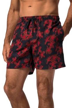 JP 1880 Herren Badeshorts, Elastikbund, AOP Floral Badehose, dunkel Marine, 6XL von JP 1880