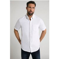 JP1880 Kurzarmhemd Piqué-Hemd FLEXNAMIC® Halbarm Buttondown-Kragen von JP1880