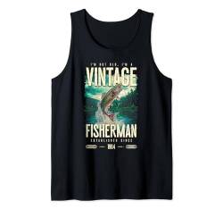 Vintager Forellenfischer Lustiger Angelgeburtstag 1964 Tank Top von JRRTS Forellenangel-Designs