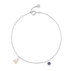 JRZEOCI Armband Mit Geometrischem Anhänger Für Damen – Modisches S925-Armband Mit Ovalem Zirkonia, Verstellbare Ketten, Persönlichkeitskette Für Mädchen Und Damen, Schmuck, Party-A von JRZEOCI