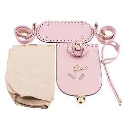 JSGHGDF Personalisierbares Set aus gewebtem Taschenzubehör, handgefertigte Tasche mit Unterklappe, um Ihre Taschen herzustellen, Rose, S von JSGHGDF