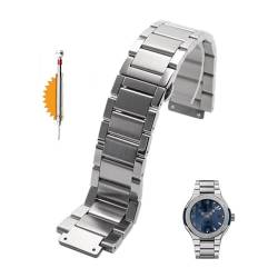 JUANZD Edelstahl -Wachbandkompatibel mit Hub-Lot Klassiker Fusions Big Bang Uhrengürtel Männer Frauen Armbandmiveau 27 * 19mm 20 * 13mm Silber(Silver,24mm-17mm) von JUANZD