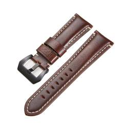 JUANZD Strukturiertes Rindsleder-Uhrenarmband, 22 mm, 24 mm, 26 mm, Armband, Ersatzgürtel, kompatibel mit Panera-(1,22mm) von JUANZD