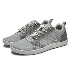 JUCHRZEY Minimalistische Barfußschuhe, rutschfeste Cross-Trainer-Schuhe, atmungsaktive Wanderschuhe mit breiter Zehenpartie, leichte Gymnastikschuhe zum Wandern, Klettern von JUCHRZEY