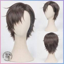 JUFKGBAR-Wig Anime Cosplay Division Rap Kampfhypnose MIC Doppo KannonzaKa Würfel Arisugawa Jiro Yamada Ichiro Saburo Gentarou Yumeno Jakurai Cosplay Perücke Hufumi Izanami (Color:Juto Irima) von JUFKGBAR