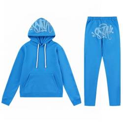 JYukaichen Herren Sportswear, Syna World Jogginganzug, Trainingsanzug für Herren Herbst Winter Sportanzug, Syna World 2 Teiliges Outfit Kapuzenpulli + Sweatpants, Unisex Sport Set Freizeitanzug S-XXL von JYukaichen