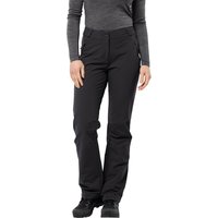 Jack Wolfskin Activate Thermic Pants Women Softshell-Wanderhose Damen 40L black black von Jack Wolfskin