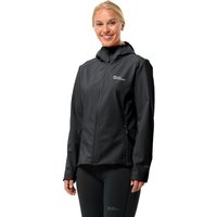 Jack Wolfskin Bornberg Hoody Women Softshelljacke Damen XS black black von Jack Wolfskin