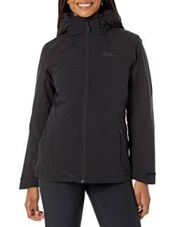 Jack Wolfskin Damen Feldberg 3In1 Jacke, Black, M von Jack Wolfskin