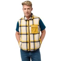 Jack Wolfskin Felslicht Check Vest Men Fleeceweste Herren L beige panna cotta von Jack Wolfskin