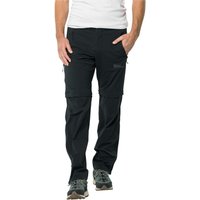 Jack Wolfskin Glastal Zip Away Pants Men Softshell-Wanderhose Herren 54S black black von Jack Wolfskin