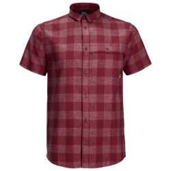 Jack Wolfskin - Highlands Shirt - Hemd Gr M rot von Jack Wolfskin