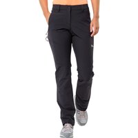 Jack Wolfskin Holdsteig Pants Women Softshell-Wanderhose Damen 42L black black von Jack Wolfskin