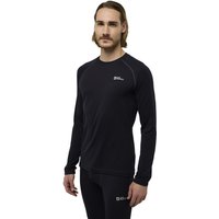 Jack Wolfskin Infinite Warm LS Men Langarm Funktionsshirt Herren 2XL black black von Jack Wolfskin