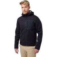 Jack Wolfskin Kaminfeuer Hooded Jacket Men Fleecejacke mit Kapuze Herren S blue dark navy von Jack Wolfskin