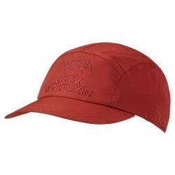 Jack Wolfskin Lightsome Cap Rot - Wasserabweisende atmungsaktive Basecap, Größe One Size - Farbe Mexican Pepper von Jack Wolfskin