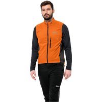 Jack Wolfskin Morobbia Alpha Vest Men Hochatmungsaktive Fahrradweste Herren XXL blood orange blood orange von Jack Wolfskin