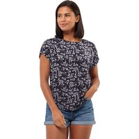 Jack Wolfskin Sommerwiese T-Shirt Women Kurzarm Bluse Damen XS weiß LEAVES night blue von Jack Wolfskin