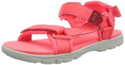 Jack Wolfskin Unisex Kinder Seven Seas 3 K Freizeitsandale, Coral Pink, 34 EU von Jack Wolfskin