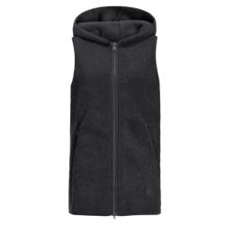 Jack Wolfskin - Women's High Curl Long Vest - Fleeceweste Gr S schwarz von Jack Wolfskin