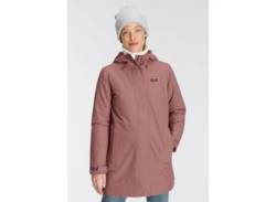 Parka JACK WOLFSKIN "KIOLA" Gr. XS, lila (pflaume) Damen Jacken Winddicht & Wasserabweisend Atmungsaktiv von Jack Wolfskin