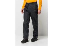 Regenhose JACK WOLFSKIN "RAINY DAY PANTS" Gr. L, Normalgrößen, schwarz (black) Herren Hosen von Jack Wolfskin