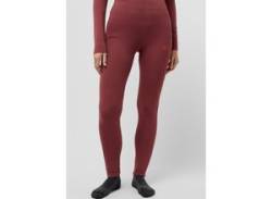 Thermoleggings JACK WOLFSKIN "INFINITE WARM PANTS W" Gr. S (36), Normalgrößen, rot (red-ochre) Damen Hosen von Jack Wolfskin