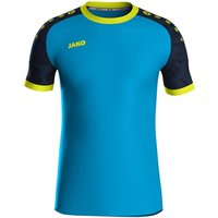 Jako Fußballtrikot Trikot Iconic KA JAKO blau/marine/neongelb von Jako