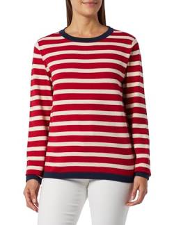 Jalene Women's Damen Strick Pullover 15426731-JA03, Rot Mehrfarbig, M Sweater, Medium von Jalene